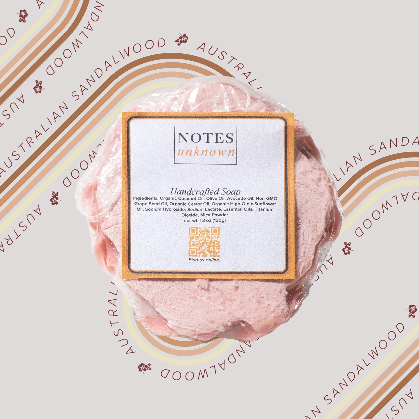 Australian Sandalwood Peony Soap