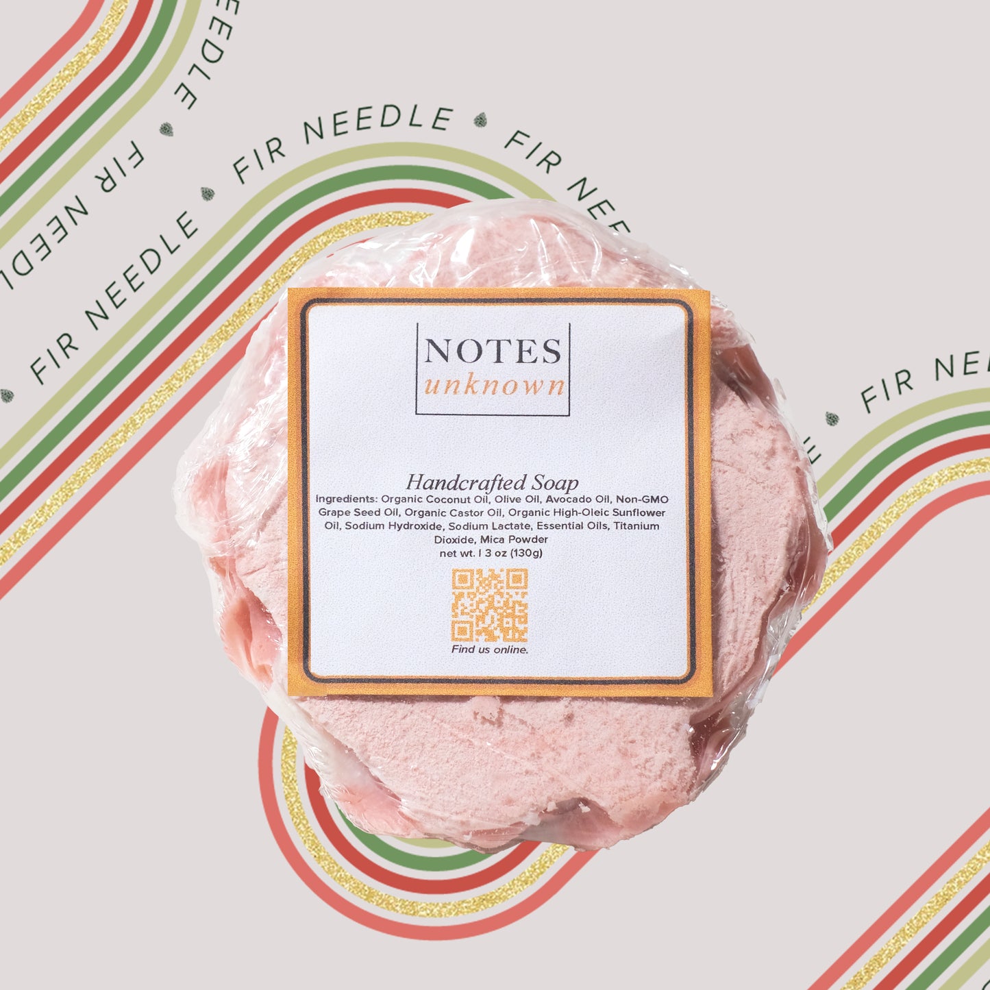 Fir Needle Peony Soap